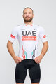 BONAVELO Rövid ujjú kerékpáros mez - UAE 2024 - fehér/piros