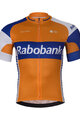 BONAVELO Rövid ujjú kerékpáros mez - RABOBANK - narancssárga/kék