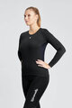 RIVANELLE BY HOLOKOLO Hosszú ujjú kerékpáros póló - WINTER BASE LAYER - fekete