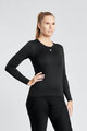 RIVANELLE BY HOLOKOLO Hosszú ujjú kerékpáros póló - WINTER BASE LAYER - fekete