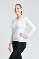 RIVANELLE BY HOLOKOLO Hosszú ujjú kerékpáros póló - WINTER BASE LAYER - fehér