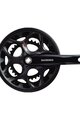 SHIMANO hajtókarok és átalakítók - TOURNEY A070 170mm 50/34 - fekete