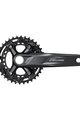 SHIMANO hajtókarok és átalakítók - DEORE M5100 175mm 36/26 - fekete