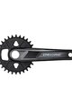 SHIMANO hajtókarok és átalakítók - DEORE M6100 170mm 30 - fekete