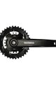 SHIMANO hajtókarok és átalakítók - ALTUS MT101 75mm 36/22 - fekete