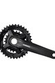 SHIMANO hajtókarok és átalakítók - ALTUS M210 175mm 36/22 - fekete