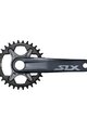 SHIMANO hajtókarok - SLX M71001 170mm - szürke