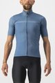 CASTELLI Rövid ujjú kerékpáros mez - PRO THERMAL MID - kék