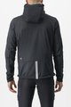 CASTELLI Kerékpáros dzseki béléssel - TRAIL HOODIE - fekete