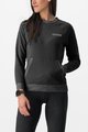 CASTELLI póló - LOGO W SWEATSHIRT - fekete