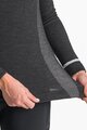 CASTELLI Hosszú ujjú kerékpáros póló - MERINO SEAMLESS W - fekete