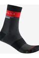 CASTELLI Klasszikus kerékpáros zokni - VELOCISSIMA 2 THERMAL - szürke