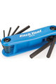 PARK TOOL kulcskészlet - SET ALLEN WRENCHES PT-AWS-10C - kék