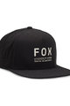 FOX Kerékpáros sapka - NON STOP TECH SNAPBACK - fekete