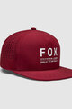 FOX Kerékpáros sapka - NON STOP TECH SNAPBACK - bordó