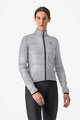 CASTELLI vízálló kabát - SQUALL SHELL W - ezüst