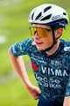 AGU Rövid ujjú kerékpáros mez - TDF 2024 TEAM VISMA | LEASE A BIKE - kék/sárga
