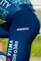 AGU Rövid kerékpáros nadrág kantárral - TDF 2024 TEAM VISMA | LEASE A BIKE - kék