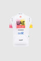 PISSEI Rövid ujjú kerékpáros mez - UAE TEAM EMIRATES REPLICA - GIRO + TOUR 24 JR - fehér/rózsaszín/sárga