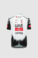 PISSEI Rövid ujjú kerékpáros mez - UAE TEAM EMIRATES 2025 REPLICA JR - fehér/fekete