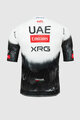 PISSEI Rövid ujjú kerékpáros mez - UAE TEAM EMIRATES 2025 REPLICA - fehér/fekete