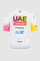 PISSEI Rövid ujjú kerékpáros mez - UAE TEAM EMIRATES REPLICA - GIRO + TOUR 24 - fehér/rózsaszín/sárga