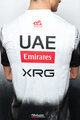 PISSEI Rövid ujjú kerékpáros póló - UAE TEAM EMIRATES 2025  - fehér/fekete