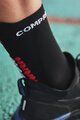 COMPRESSPORT Klasszikus kerékpáros zokni - PRO RACING  V4.0 RUN HIGH - fekete/piros