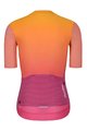 HOLOKOLO Rövid kerékpáros mez rövidnadrággal - INFINITY LADY - fekete/rózsaszín/narancssárga