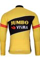BONAVELO Hosszú ujjú kerékpáros mez - JUMBO-VISMA 2024 WNT - fekete/sárga