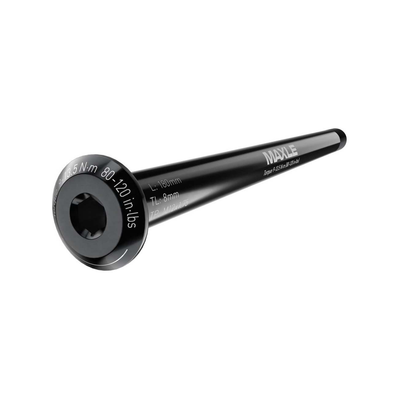 SRAM átütőtengely - MAXLE STEALTH 12x142 170.5mm - Fekete
