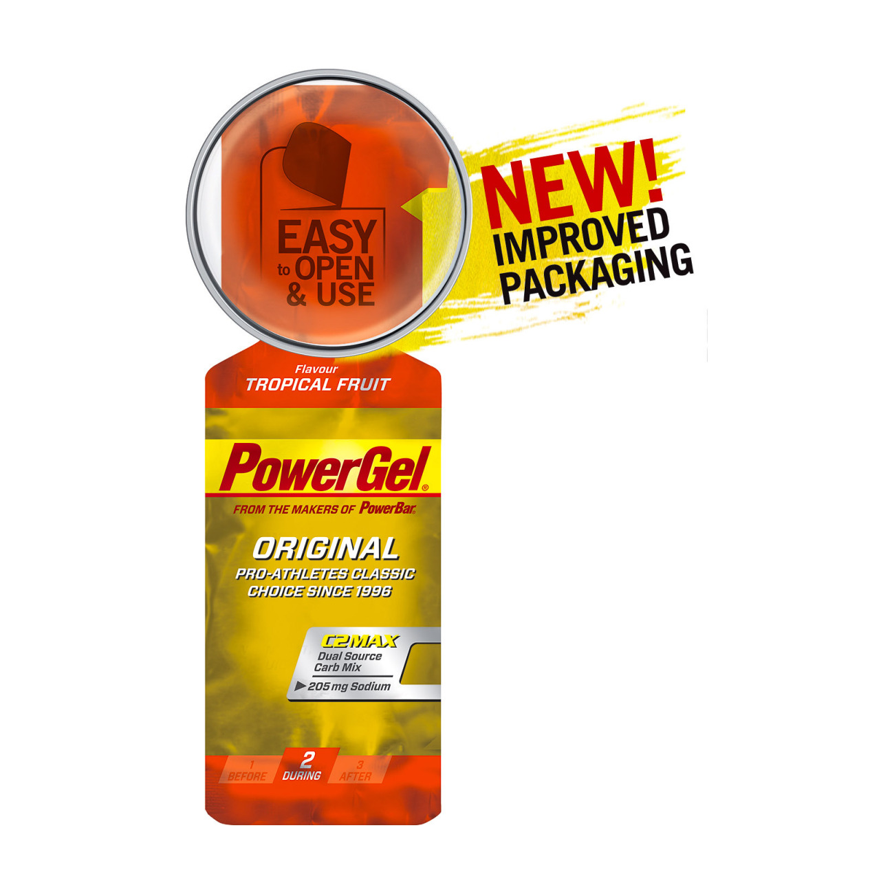 POWERBAR Zselé - POWERGEL TROPIC FRUIT 41g