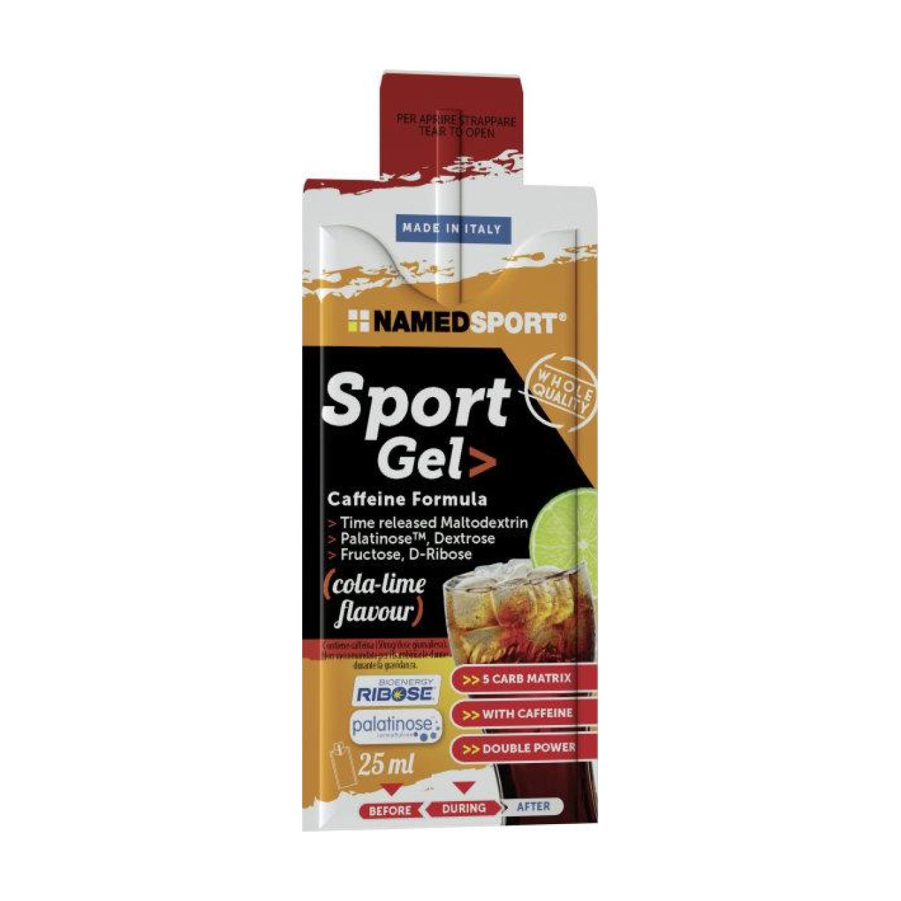 NAMEDSPORT Zselé - SPORT GEL COLA-LIME 25ml