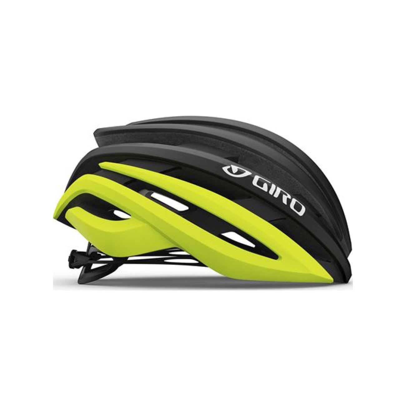 GIRO Kerékpáros Sisak - CINDER MIPS MAT - Fekete/sárga