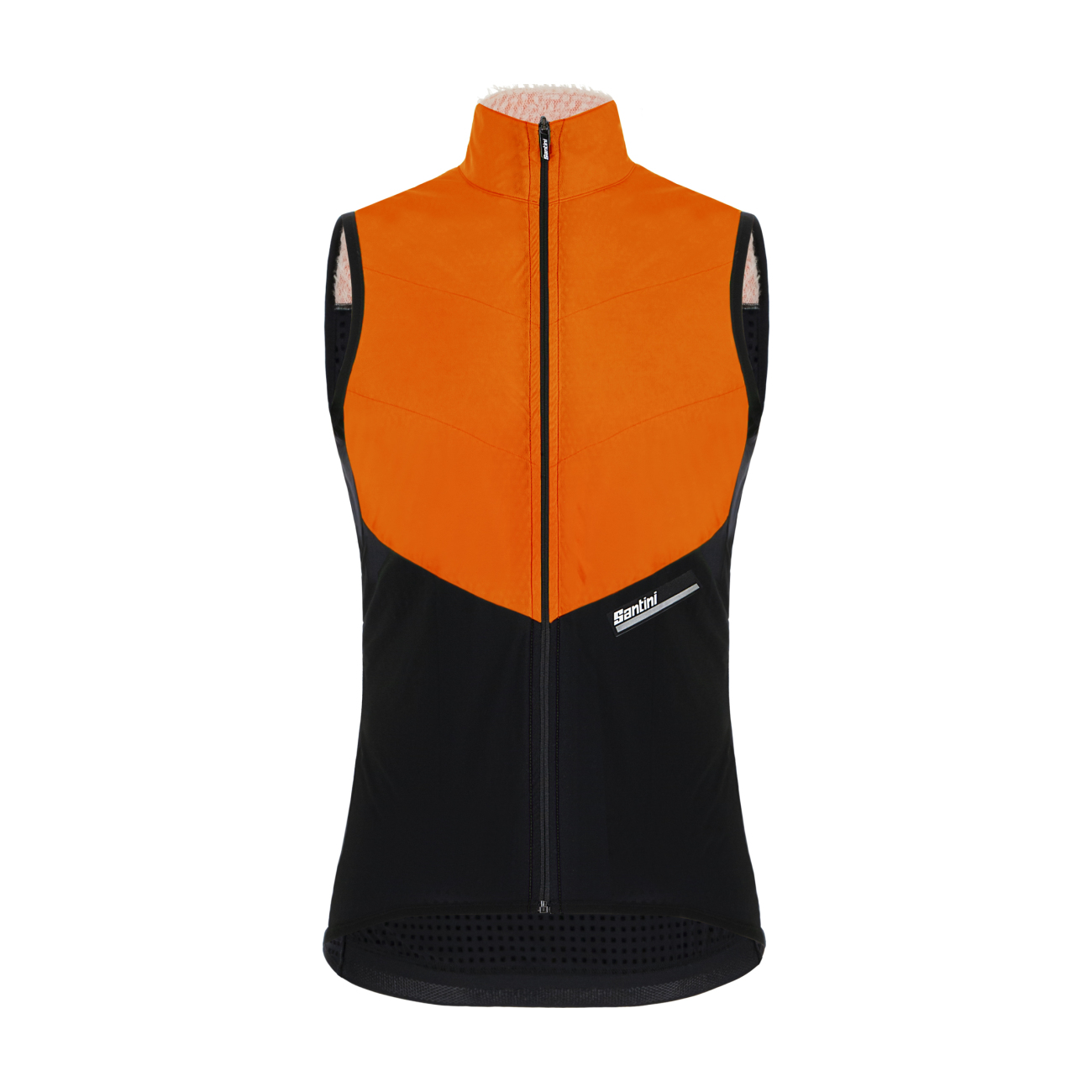 SANTINI Kerékpáros Mellény - REDUX VIGOR - Narancssárga/fekete