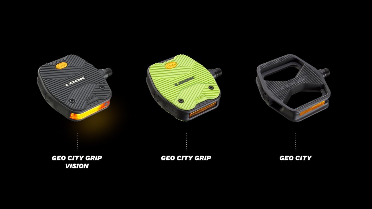 LOOK Pedál - GEO CITY VISION GRIP - Fekete