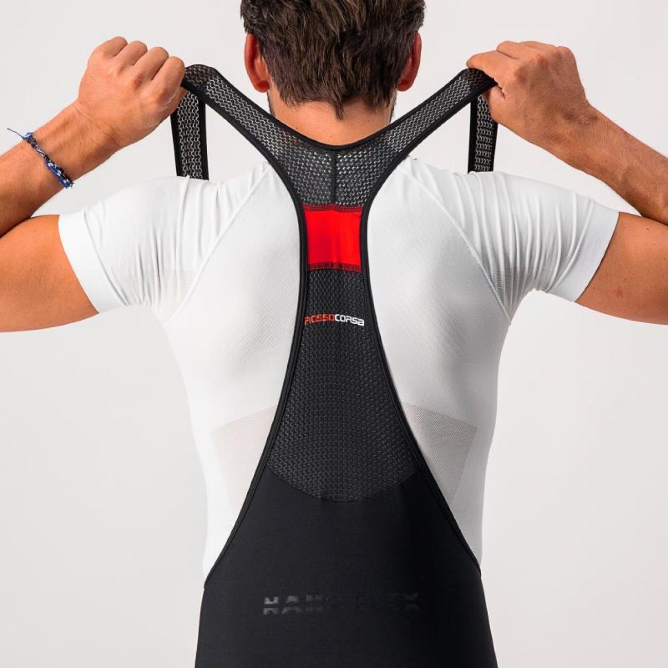 CASTELLI Rövid Kerékpáros Nadrág Kantárral - NANO FLEX PRO RACE - Fekete