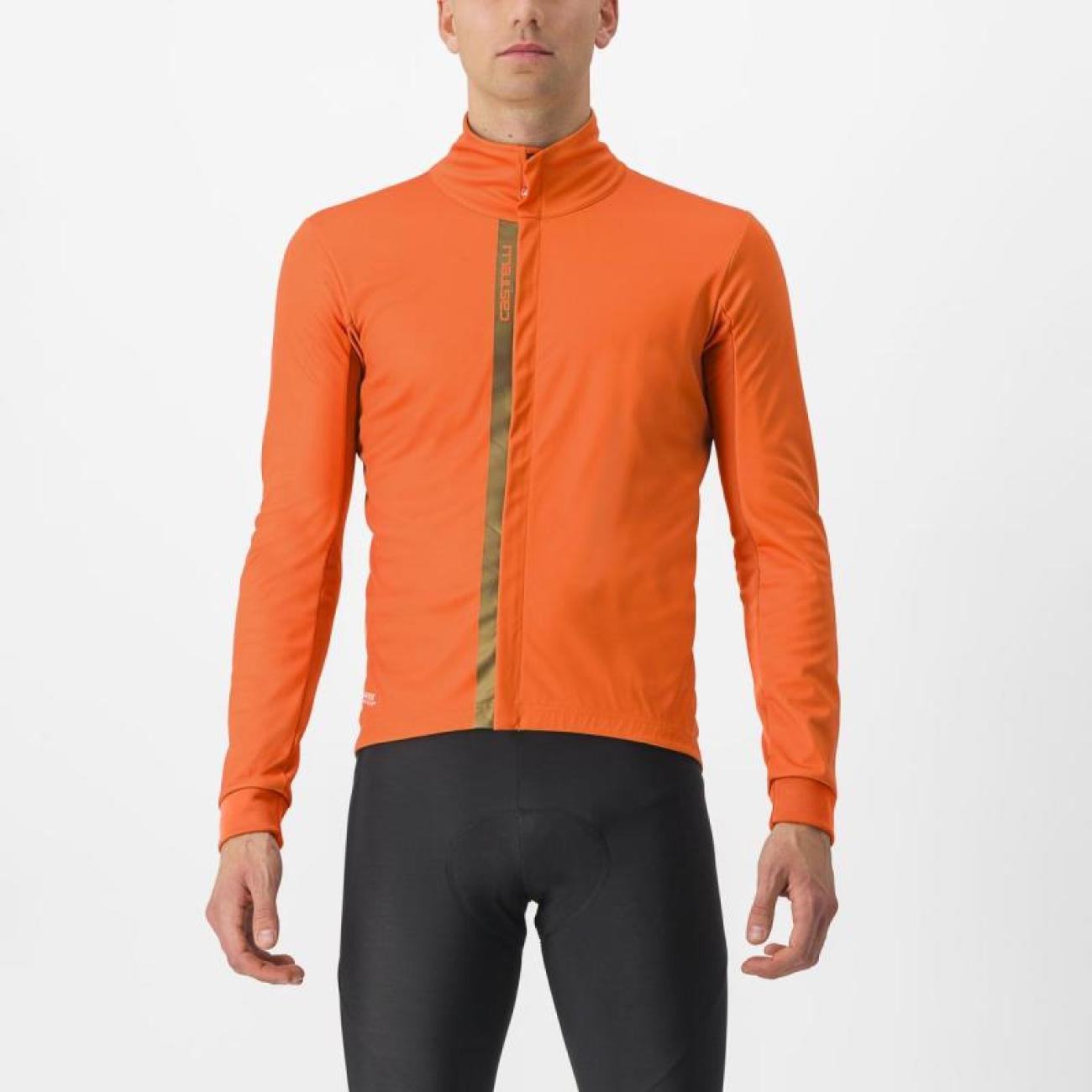 CASTELLI Kerékpáros Dzseki Béléssel - ENTRATA - Narancssárga