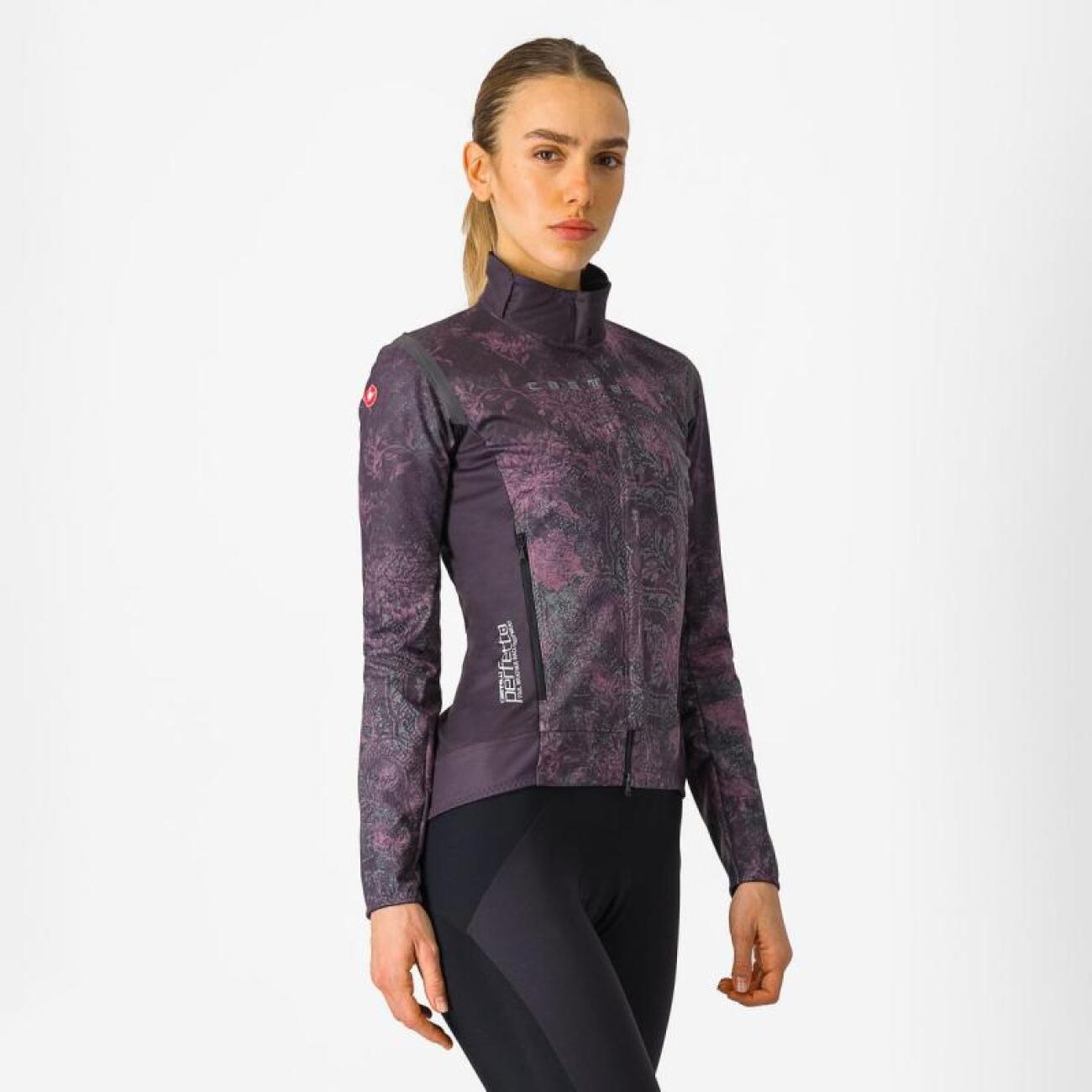 CASTELLI Kerékpáros Dzseki Béléssel - PERFETTO LTD ROS 2 JKT - Lila