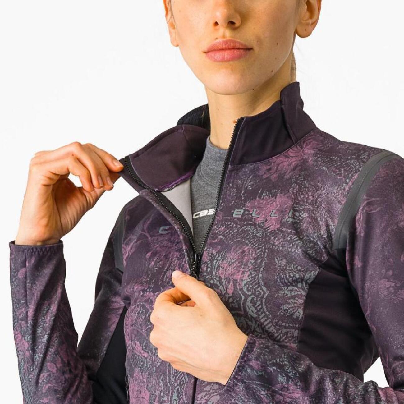 CASTELLI Kerékpáros Dzseki Béléssel - PERFETTO LTD ROS 2 JKT - Lila