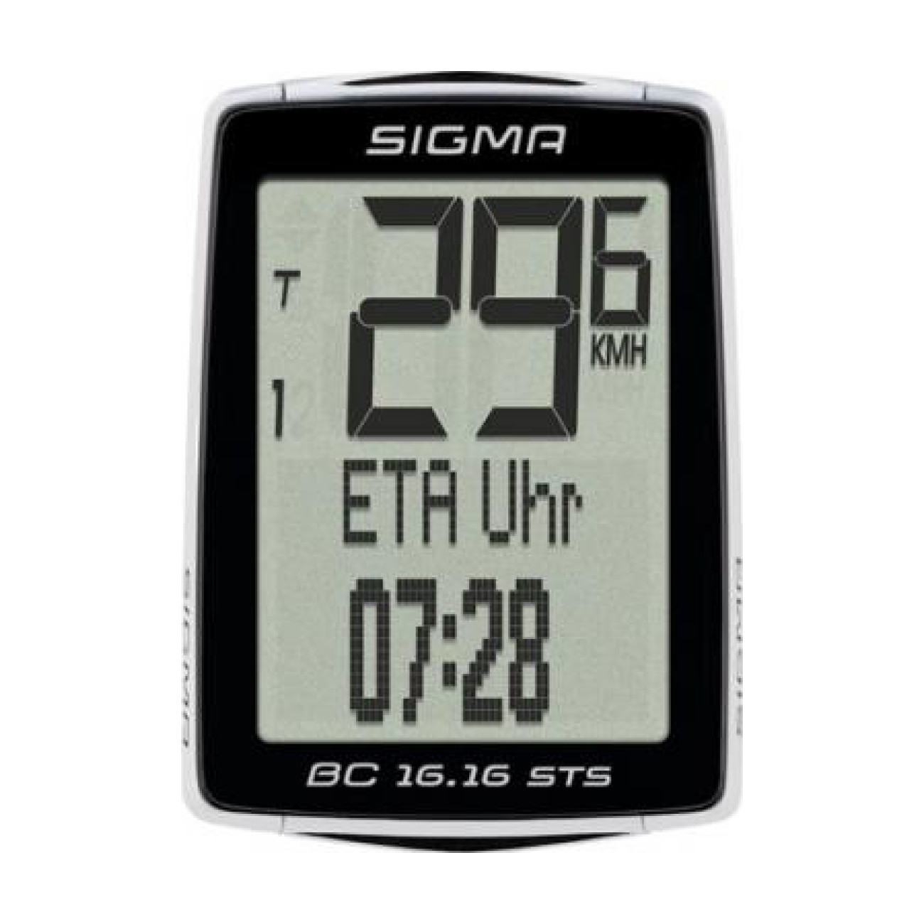 SIGMA SPORT Tachométer - BC 16.16 STS - Fehér/fekete