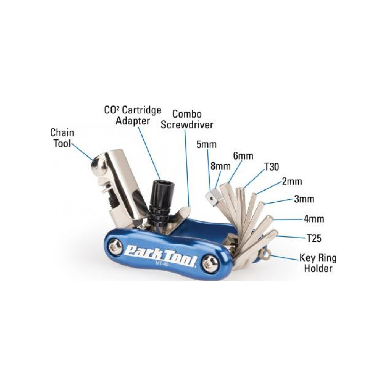 PARK TOOL Multikey - MULTI KEY MT-40 PT-MT-40 - Kék