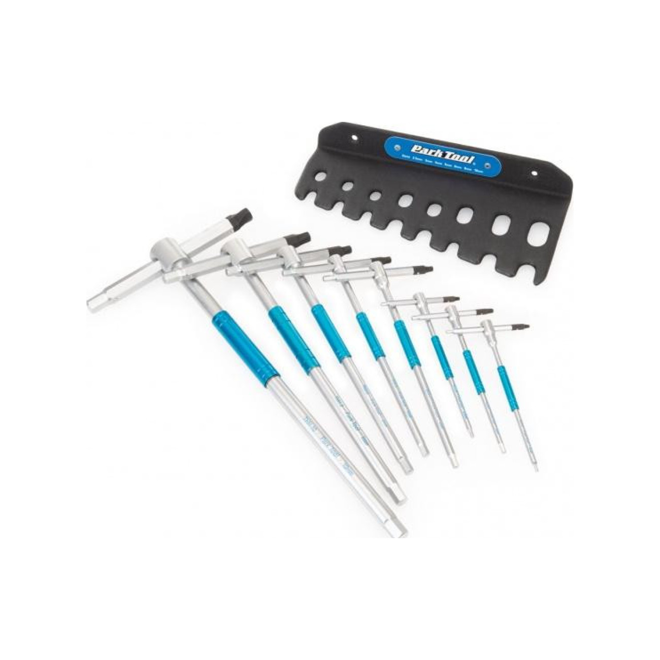 PARK TOOL Kulcskészlet - SET T-ALLEN WRENCHES PT-THH-1 - Kék/ezüst