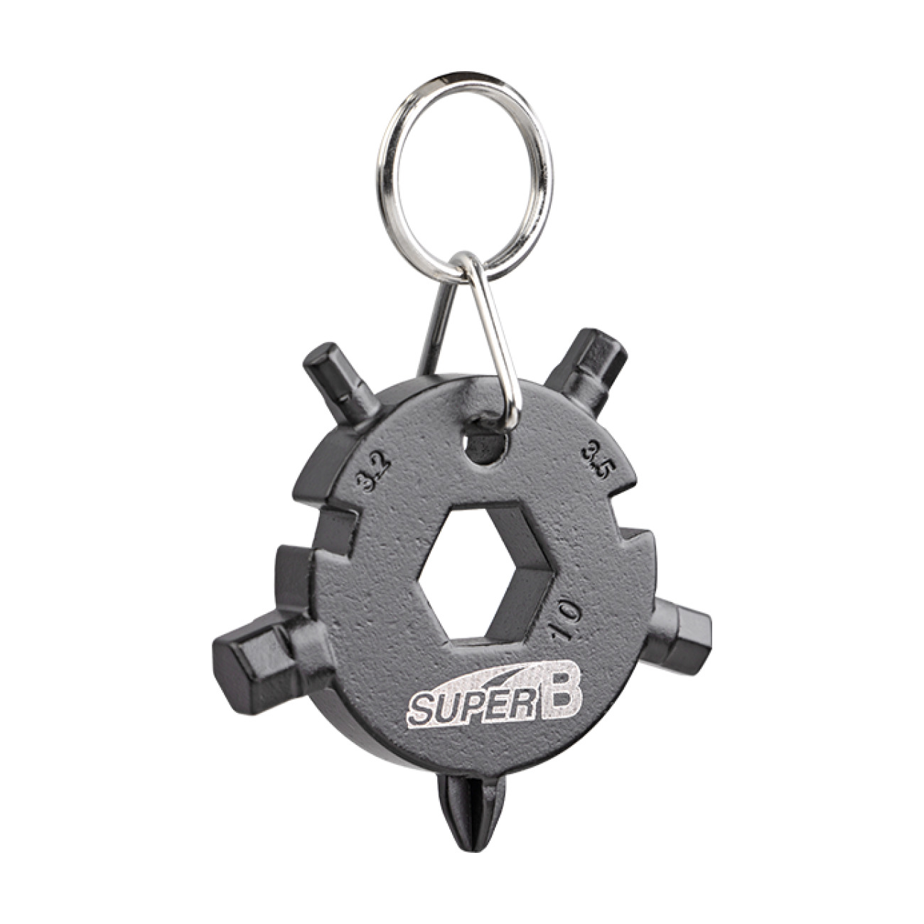 SUPER B Kulcstartó - KEYCHAIN TB-FD08 - Szürke