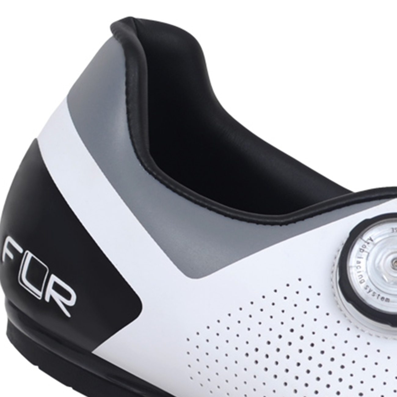 FLR Kerékpáros Cipő - F11 - Fehér/fekete