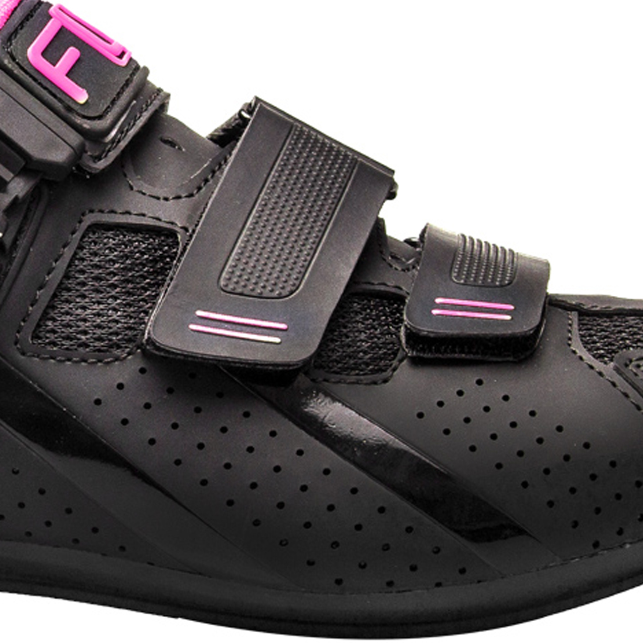 FLR Kerékpáros Cipő - F15 - Fekete/rózsaszín