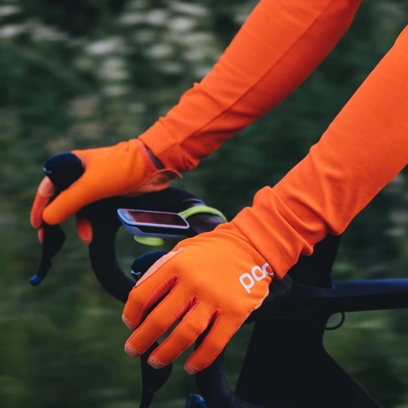 POC Kerékpáros Kesztyű Hosszú Ujjal - AVIP LONG - Narancssárga