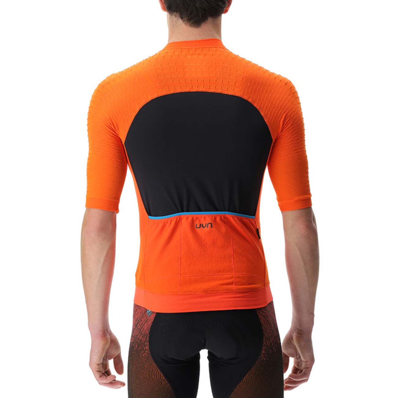 UYN Rövid Ujjú Kerékpáros Mez - BIKING AIRWING - Narancssárga/fekete